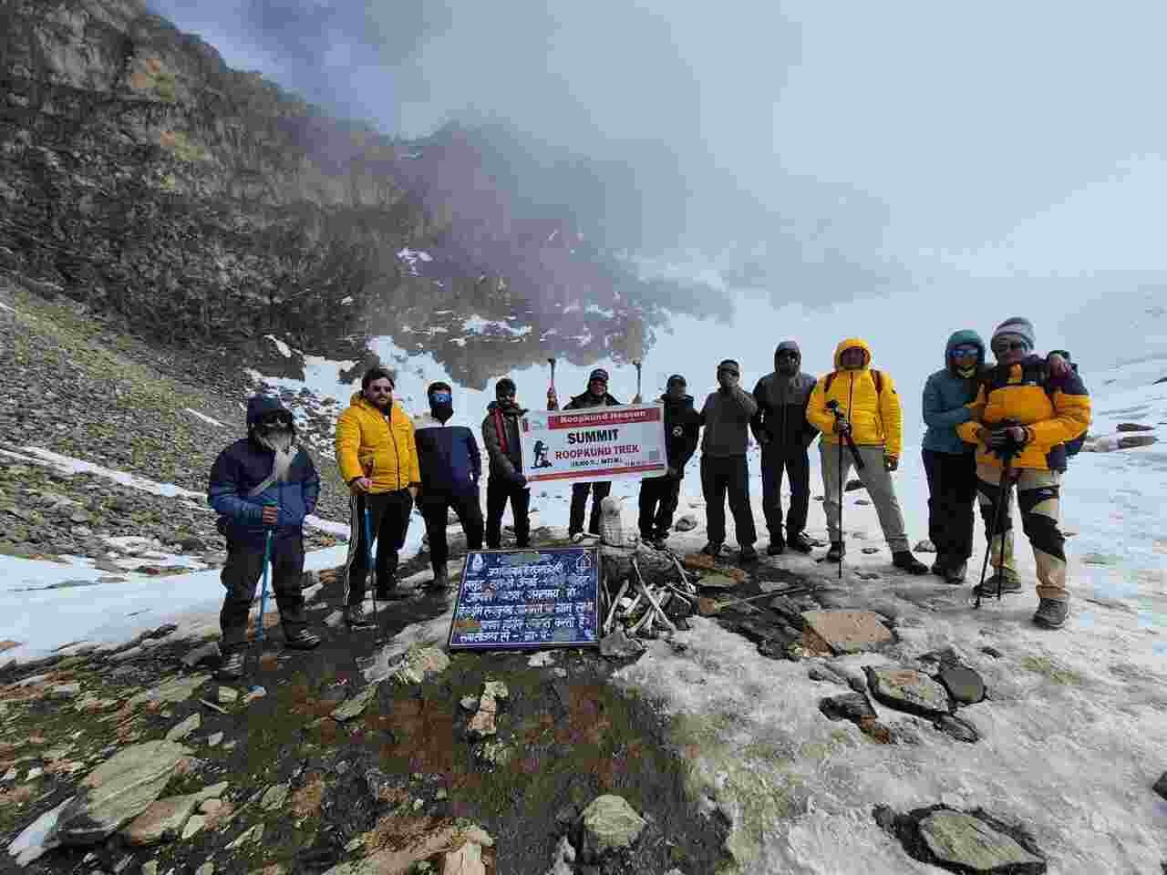 Roopkund Trek Altitude 15,000 ft / 4877 m